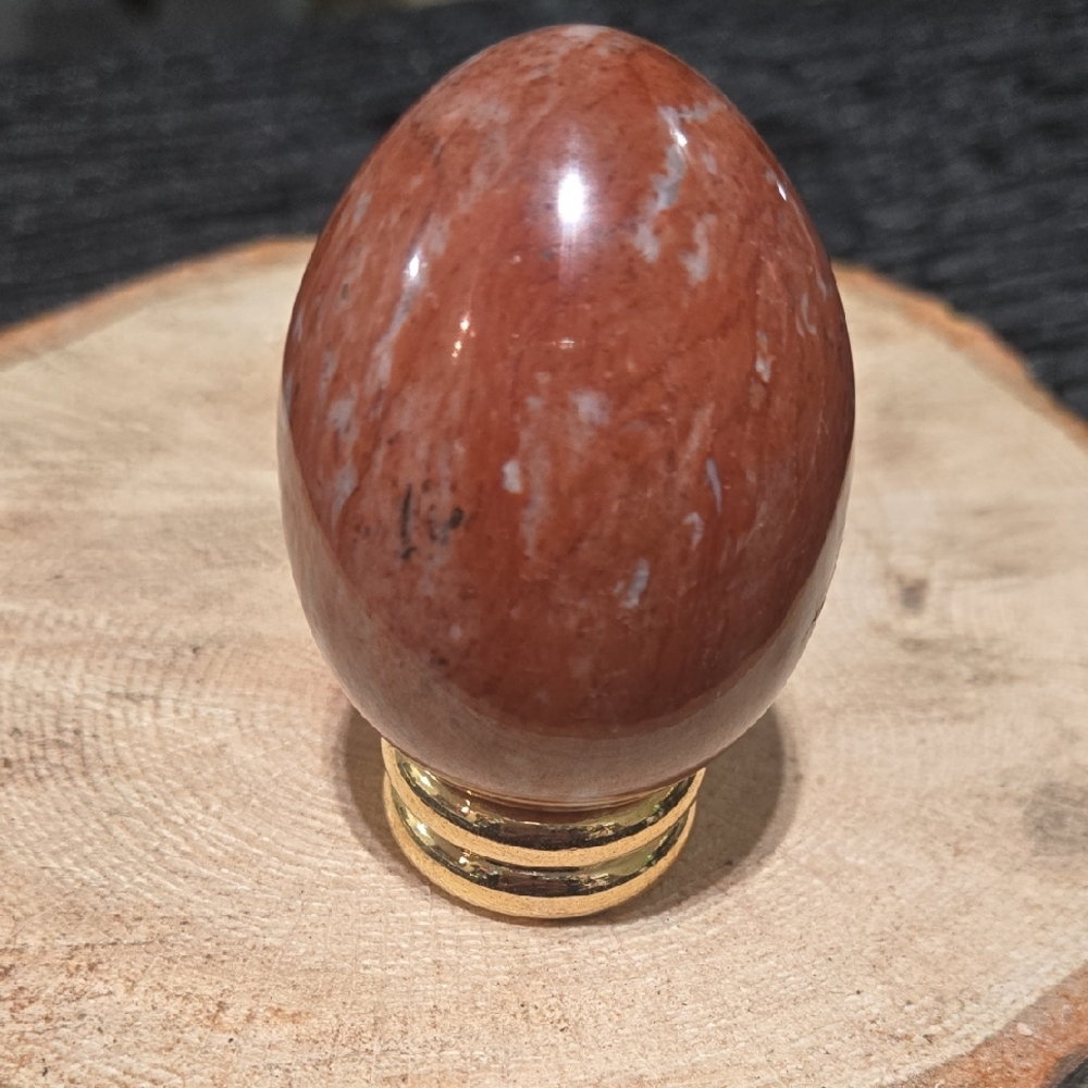 Red Jasper Franklin Mint Egg